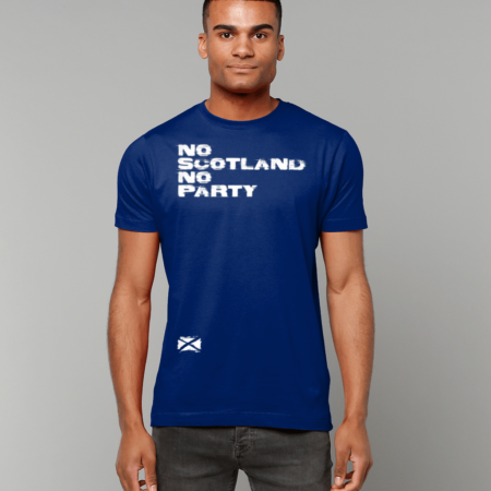 No Scotland No Party T-Shirt (Navy)