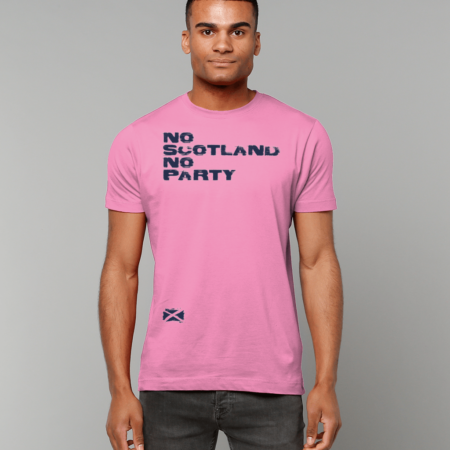 No Scotland No Party T-Shirt (Pink)