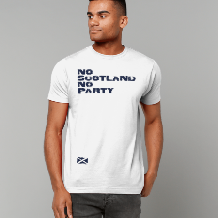 No Scotland No Party T-Shirt (White)