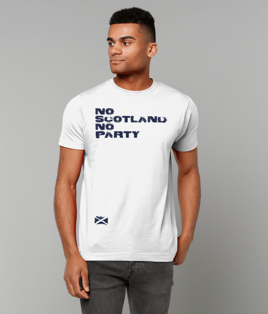 No Scotland No Party T-Shirt (White)